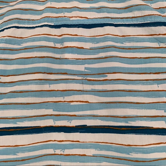 American Hawk Boys’ Blue Striped Button Up Polo - Picture 5 of 5